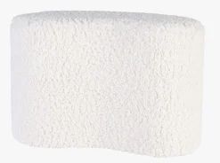 Puff hvit - 30x50x32 cm
