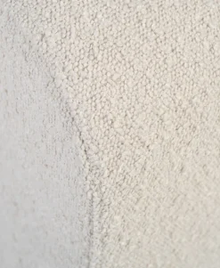Puff lys beige - 40x50x43 cm