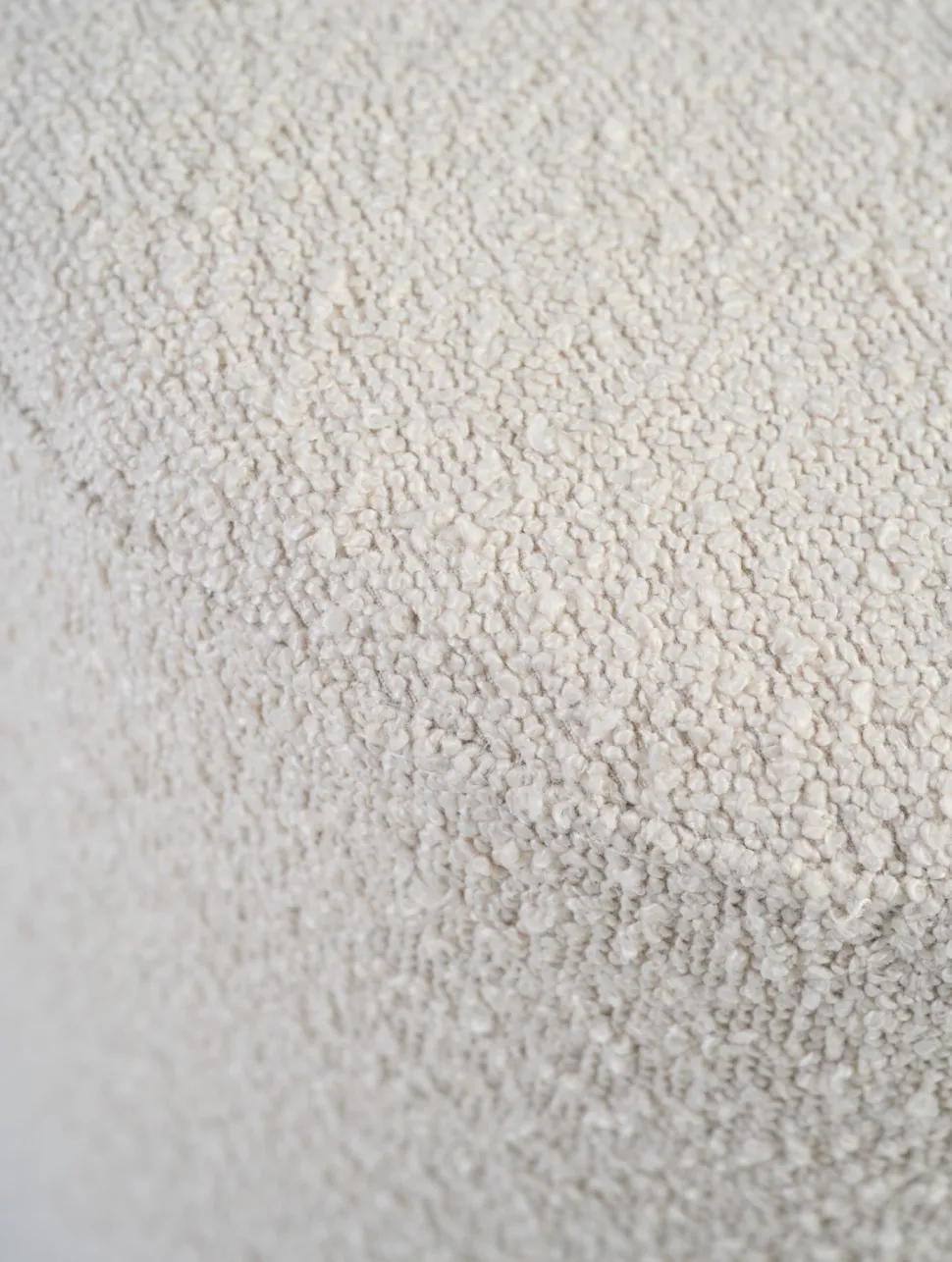 Puff lys beige - 34x34x41 cm ø34