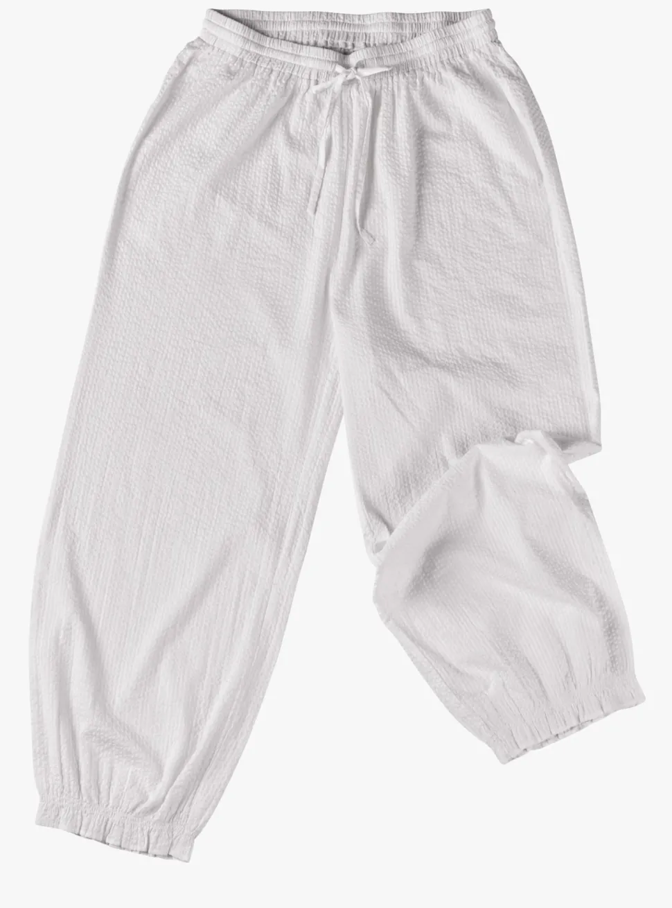 Pyjamasbukse hvit - one size