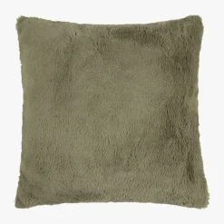 Pyntepute olivengrønn - 50x50 cm