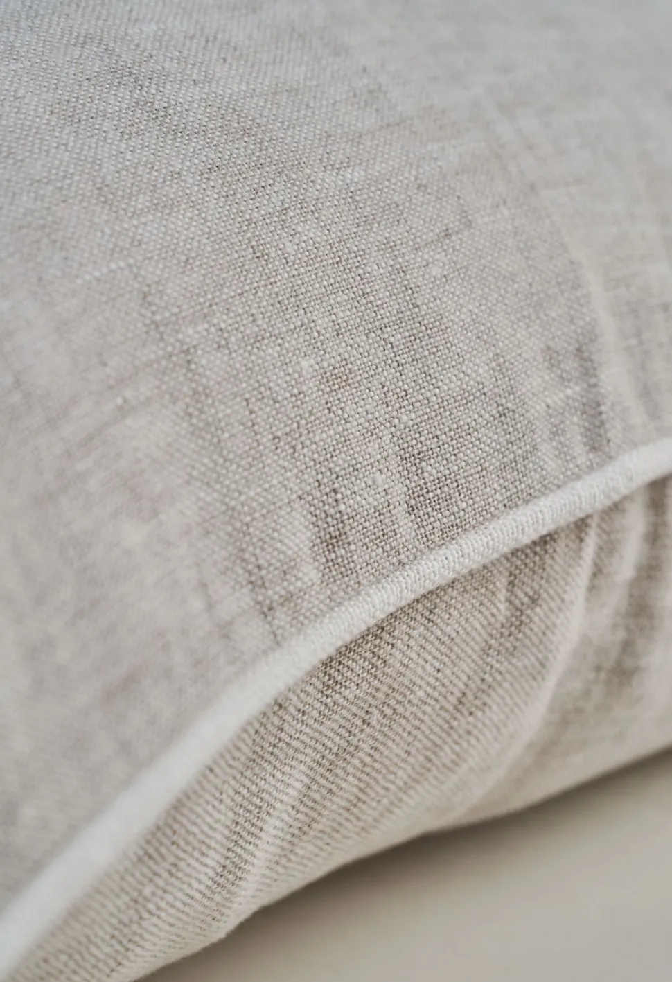 Pynteputetrekk lys beige - 50x50 cm