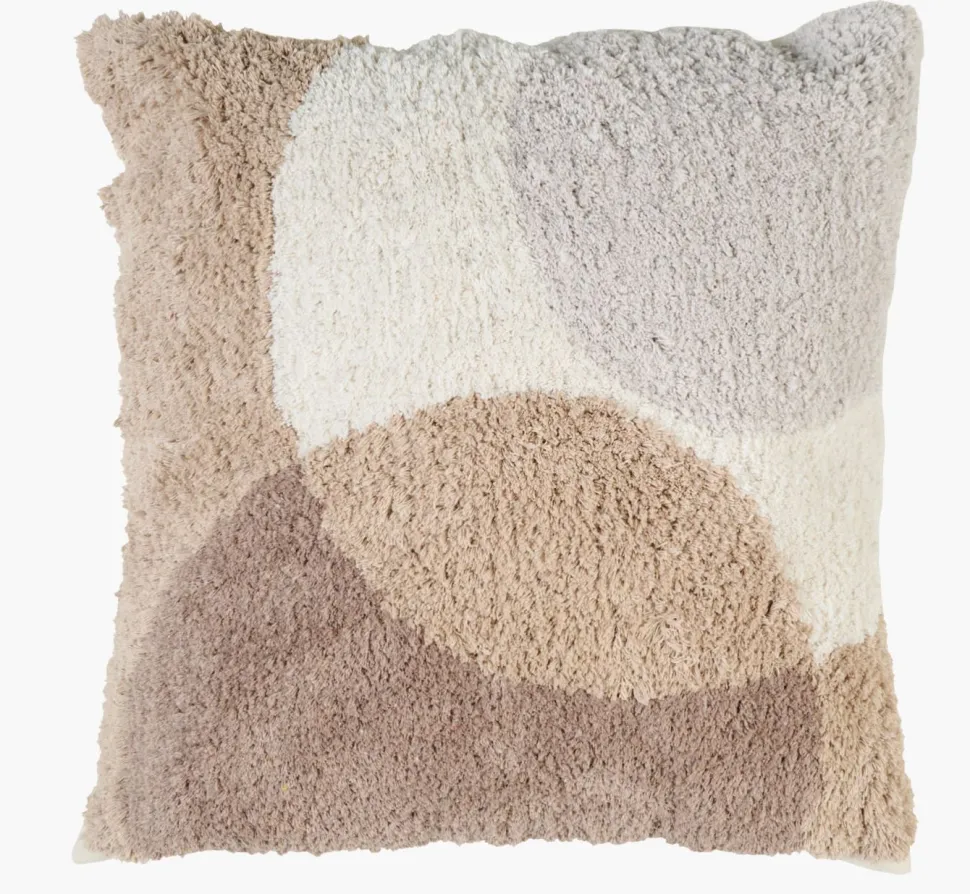 Pynteputetrekk multi beige - 45x45 cm