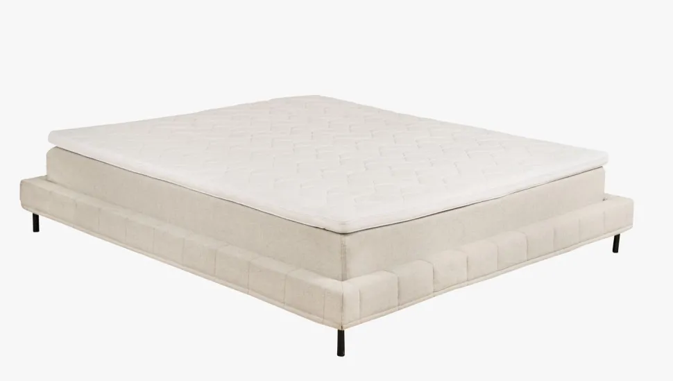 Rammeseng medium/fast natur - 180x200x44 cm