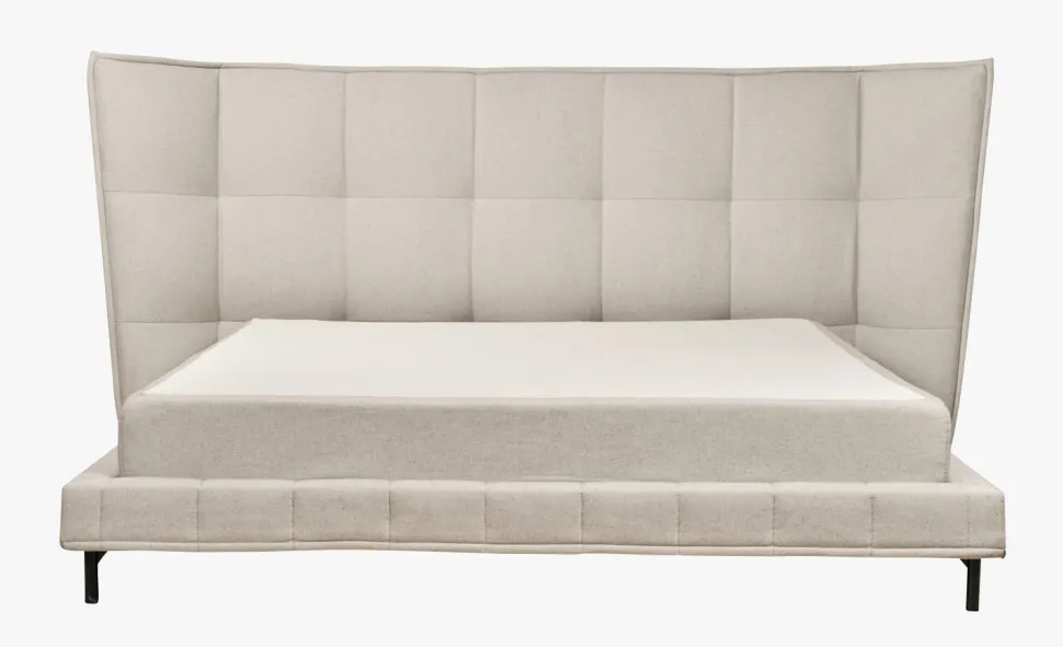 Rammeseng medium/medium natur - 180x200x44 cm