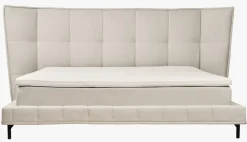 Rammeseng medium/medium natur - 180x200x44 cm