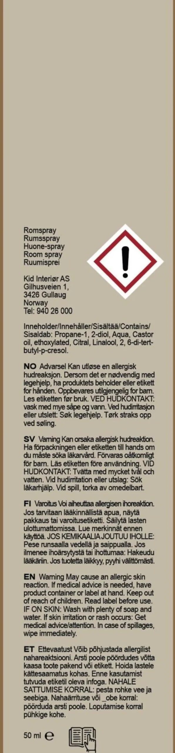 Romspray beige - 50 ml