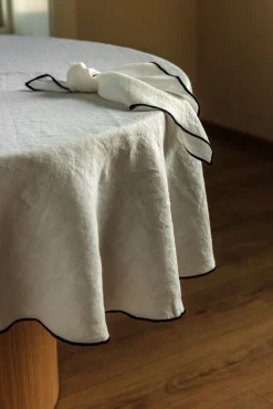 Rund linduk hvit - ø180
