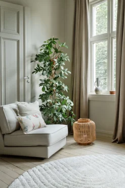 Rundt teppe offwhite - ø200 cm