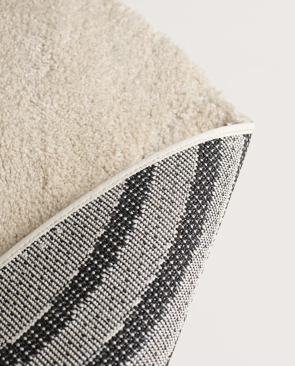 Rundt teppe offwhite - ø200 cm