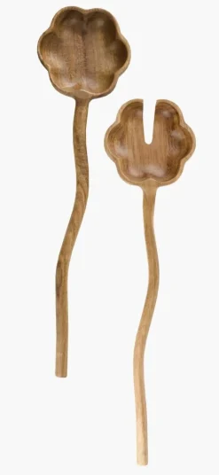 Salatbestikk natur - 31,5 cm
