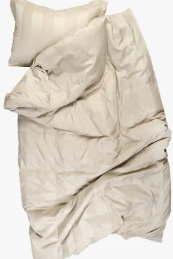 Sateng sengesett lys beige - 140x200 cm