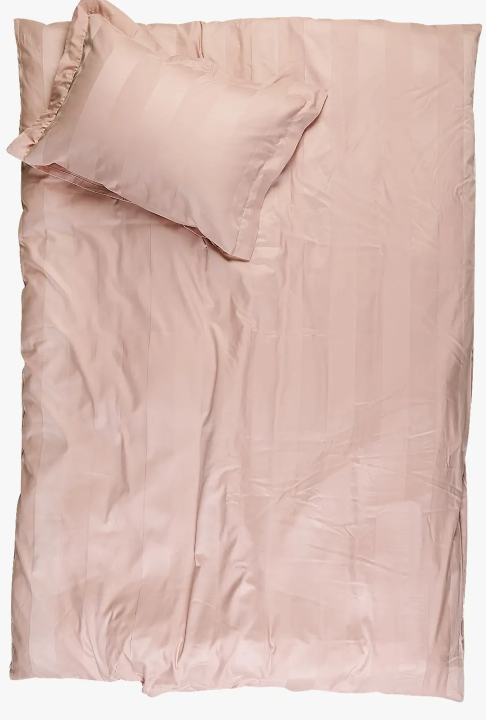 Sateng sengesett pudderrosa - 140x200 cm