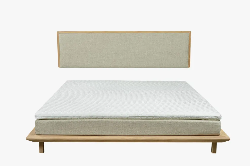 Seng naturoljet eik beige - 180x200 cm