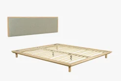 Seng naturoljet eik beige - 180x200 cm