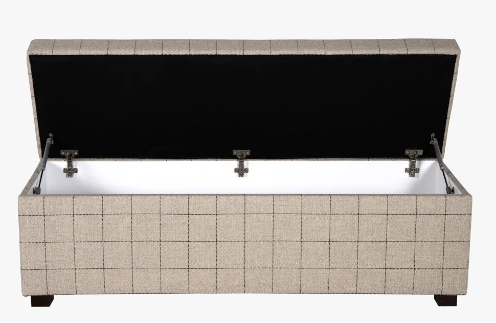 Sengebenk multi beige - 145x46x47 cm