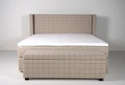 Sengebenk multi beige - 145x46x47 cm