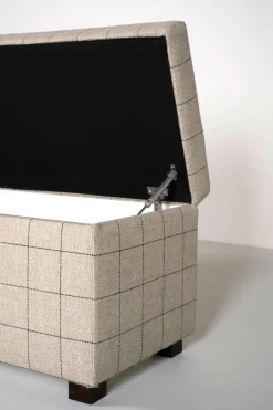 Sengebenk multi beige - 145x46x47 cm
