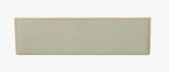 Sengegavl hvitoljet hvit - 199x3x55 cm