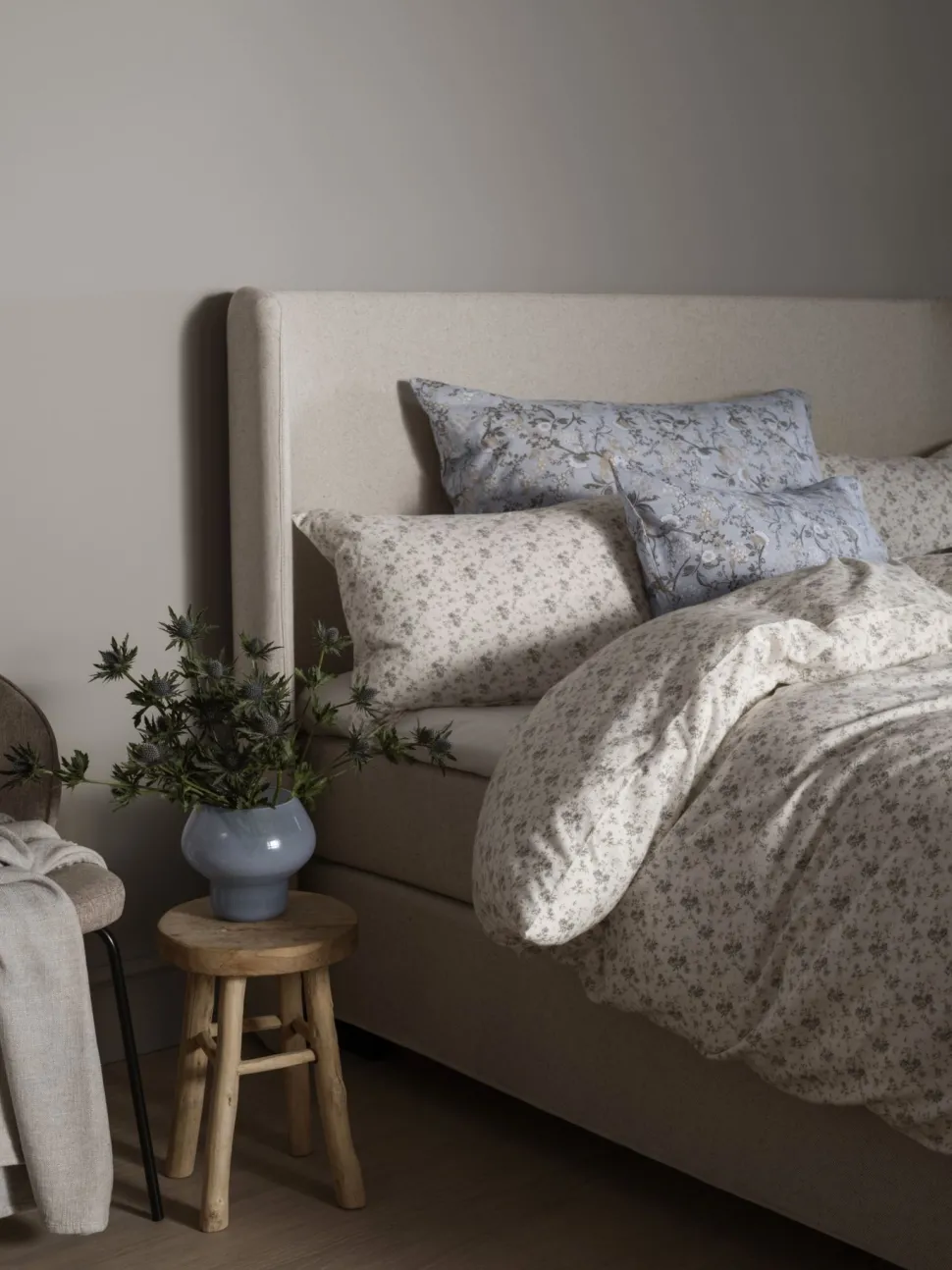 Sengegavl natur - 150 cm