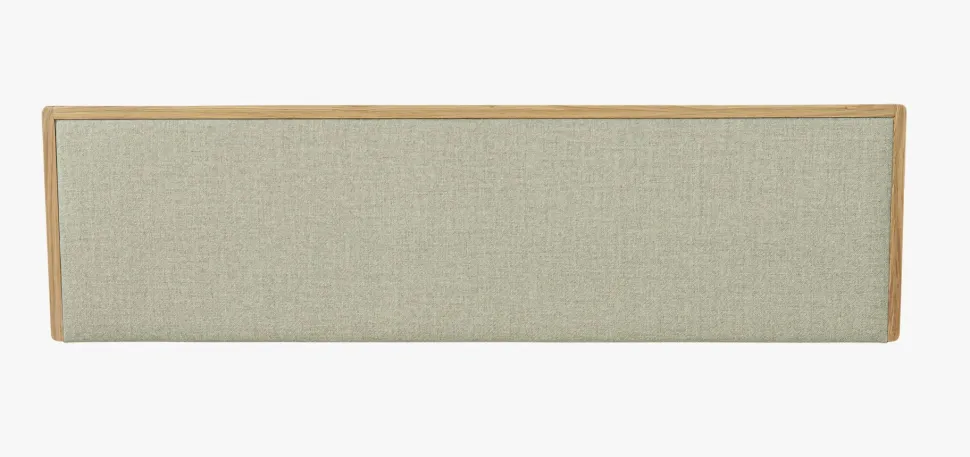 Sengegavl naturoljet beige - 199x3x55 cm