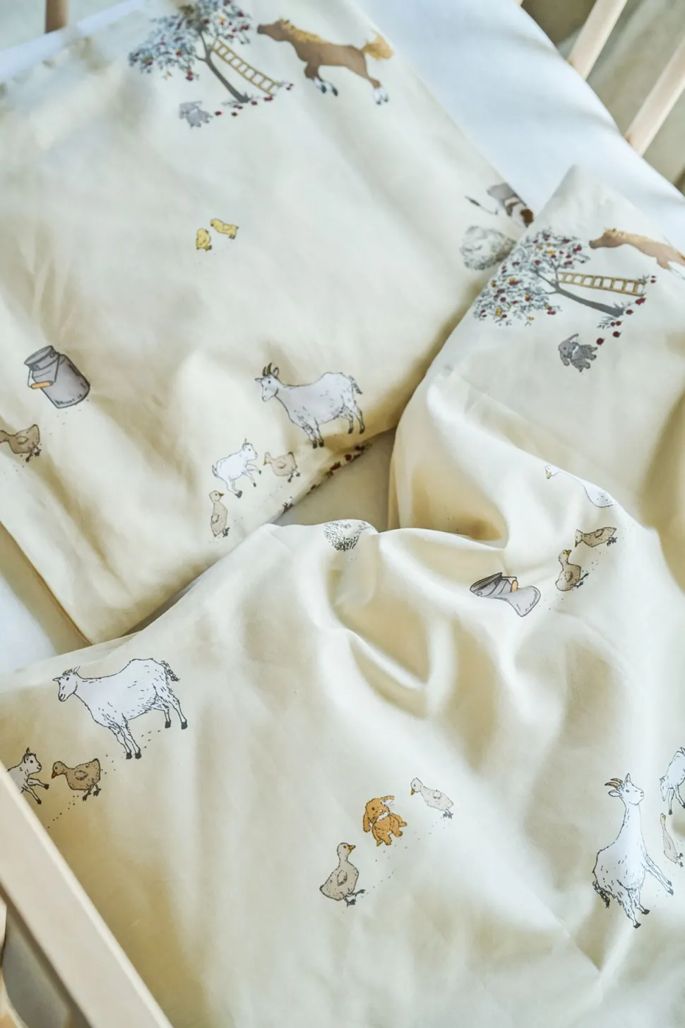 Sengesett baby beige - 65x80/35x40 cm