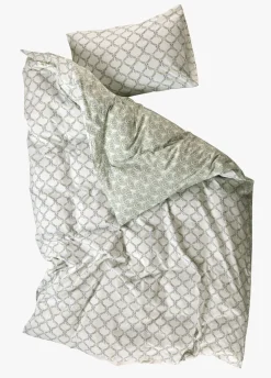 Sengesett multi grønn - 140x200+50x70 cm