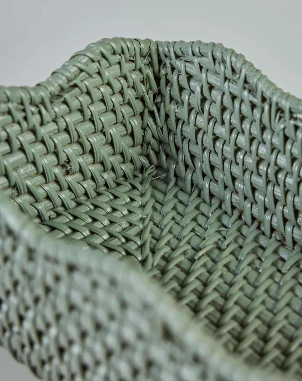 Serviettkurv grønn - 24,5x15x7,5 cm