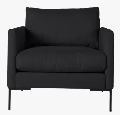 Setetrekk pakke loungestol svart - 40x40x60 cm