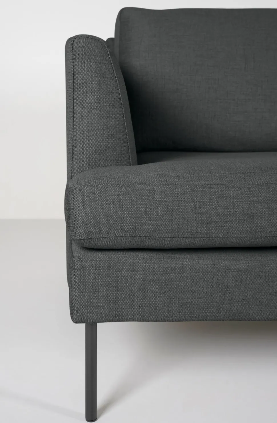 Setetrekk pakke åpen ende venstre grå - 60x60x60 cm