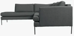 Setetrekk pakke åpen ende venstre grå - 60x60x60 cm