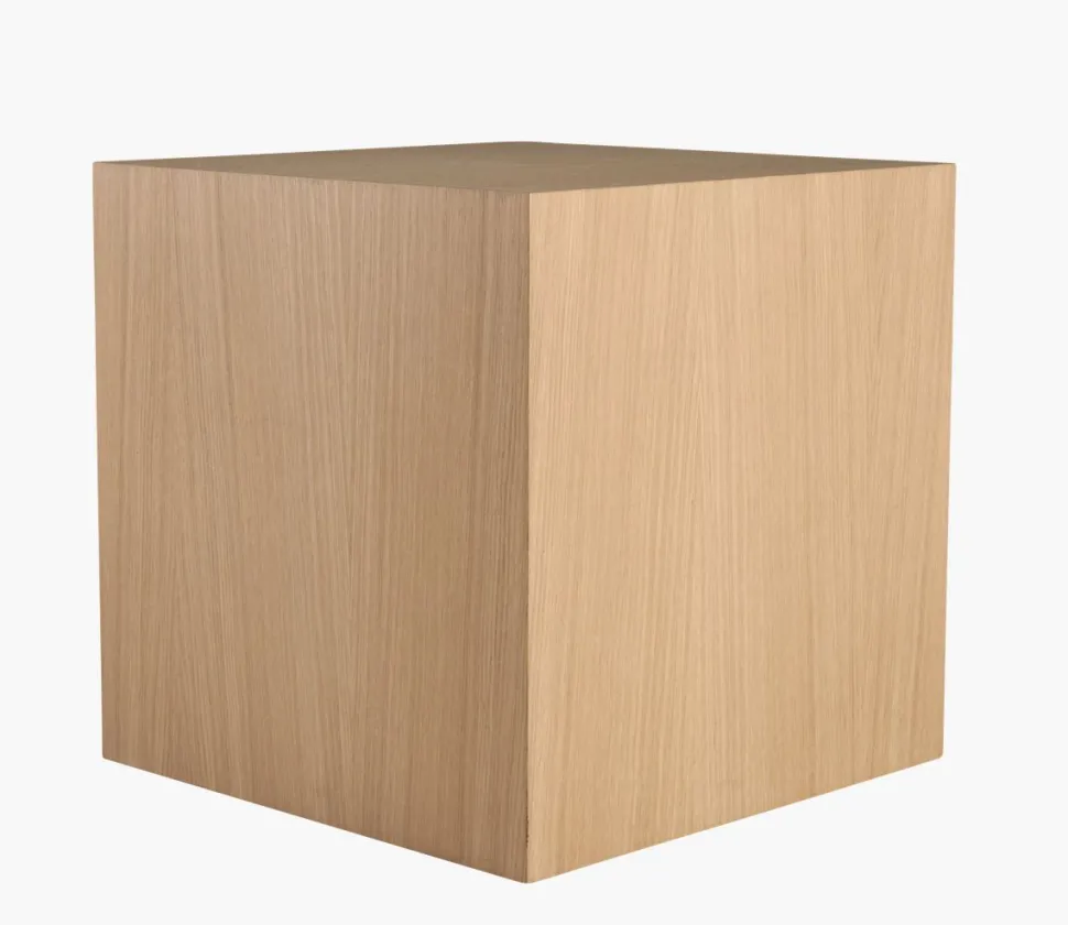 Sidebord natur - 45x45x45 cm