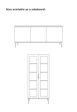 Skap natur - 75x40x175 cm