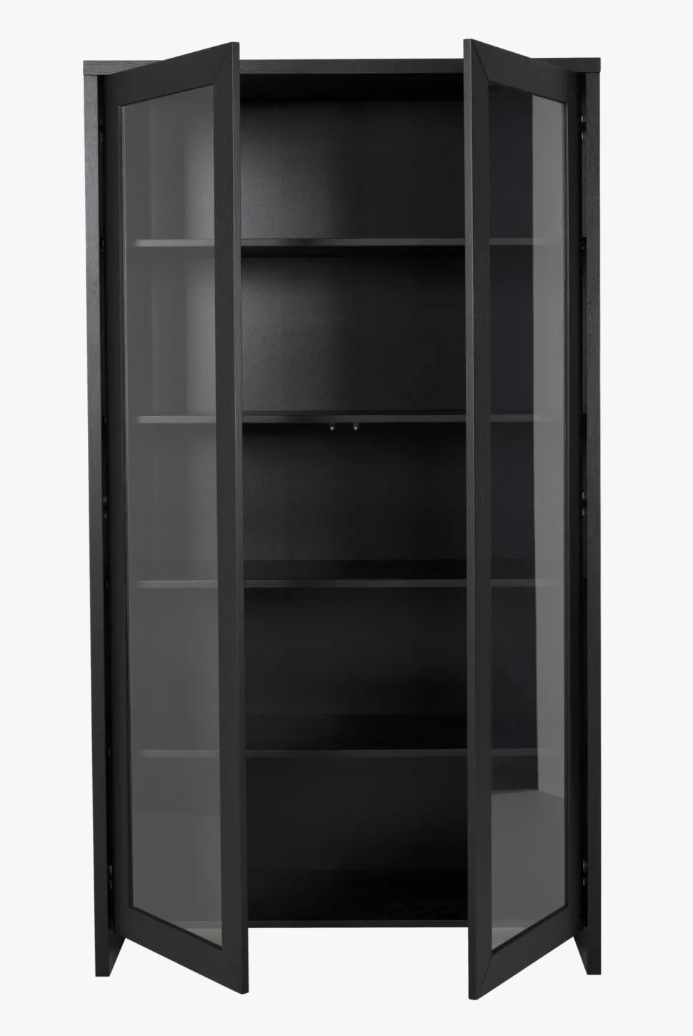 Skap svart - 100x40x183 cm