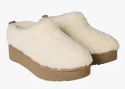 Skinntøfler offwhite - 37