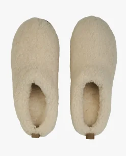 Skinntøfler offwhite - 37