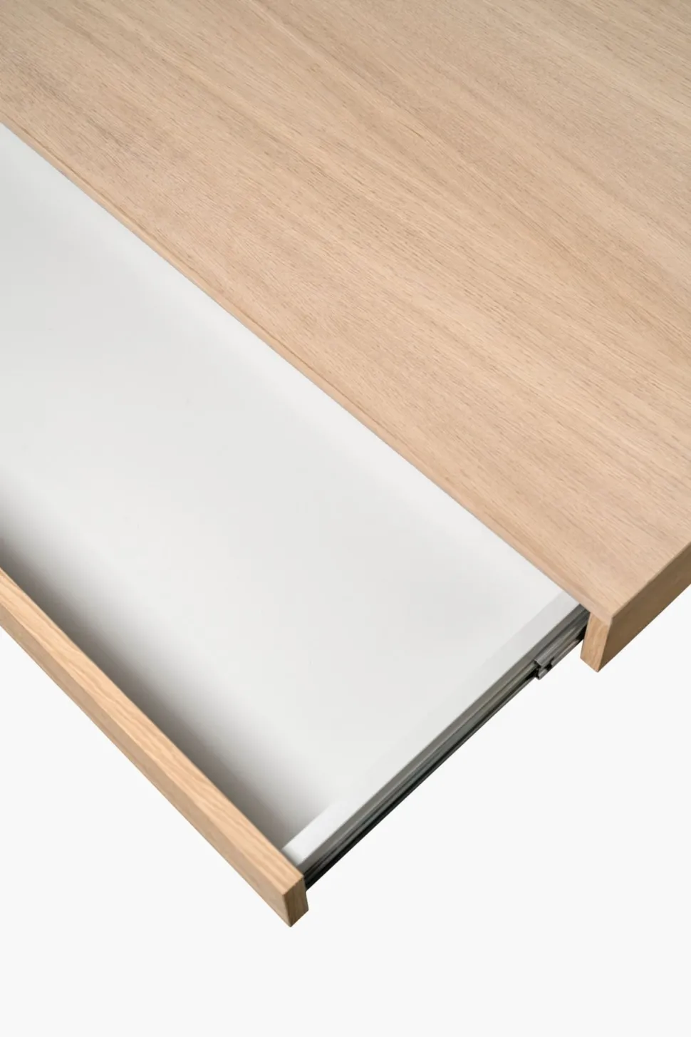 Skrivebordsmodul med skuff natur - 100x60x8 cm