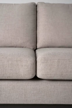 Sofa åpen ende venstre beige - 269x222x80 cm