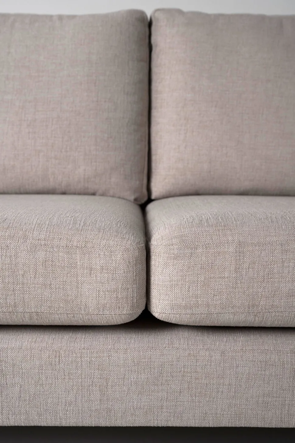 Sofa åpen ende venstre beige - 269x222x80 cm