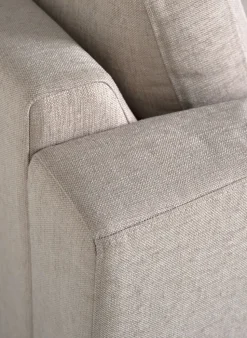 Sofa åpen ende venstre beige - 269x222x80 cm