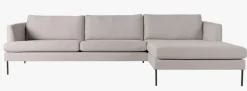 Sofa sjeselong høyre beige - 300x156x80 cm