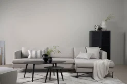 Sofa sjeselong høyre beige - 300x156x80 cm