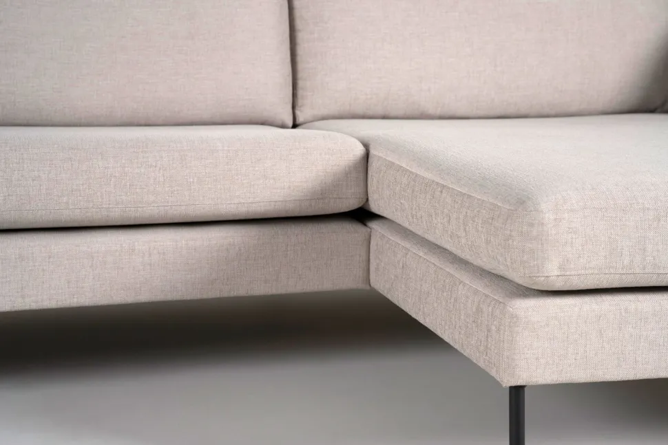 Sofa sjeselong høyre beige - 300x156x80 cm