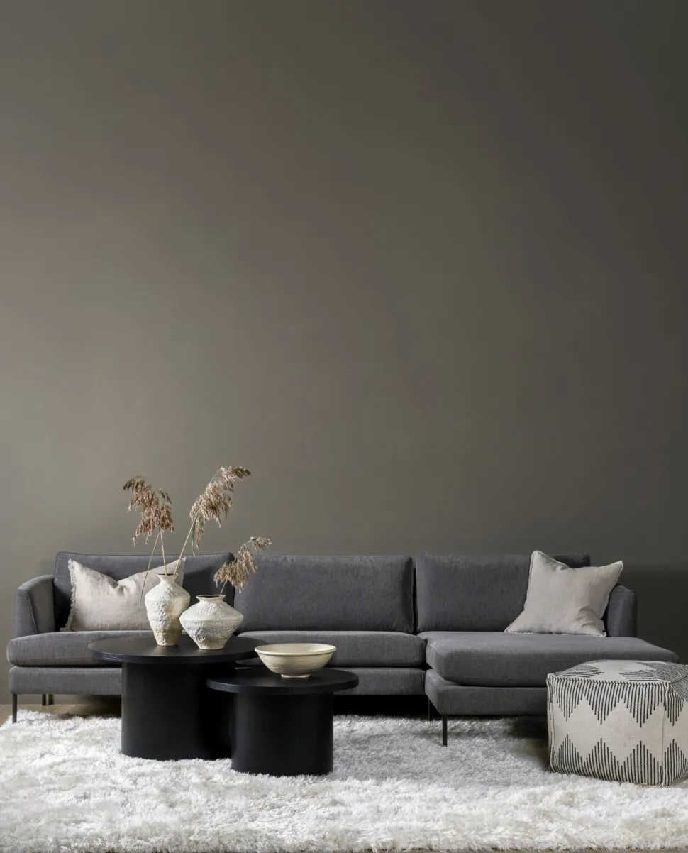 Sofa sjeselong høyre grå - 300x156x80 cm