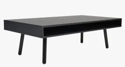 Sofabord høy modell svart - 70x130x48 cm