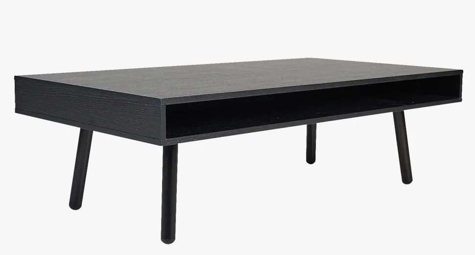 Sofabord høy modell svart - 70x130x48 cm