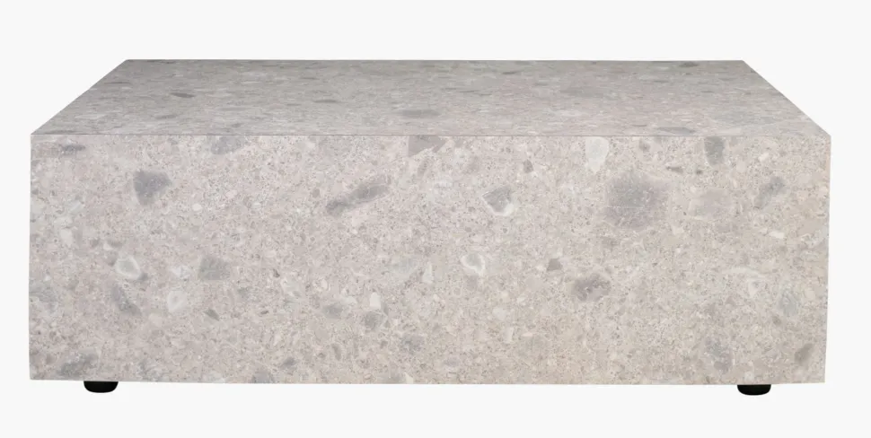Sofabord multi grå - 75x75x35 cm