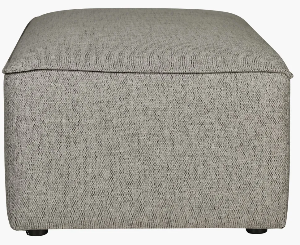 Sofamodul puff small grå - 93x64x44 cm