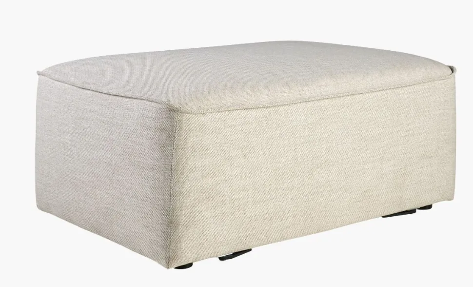 Sofamodul puff small natur - 93x64x44 cm