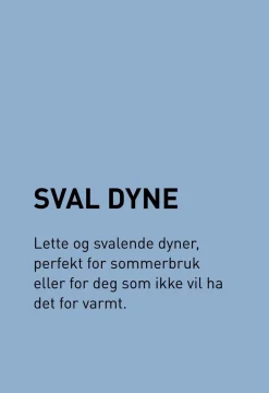 Sommerdundyne hvit - 140x200 cm